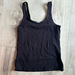 MANGO Black Tank Crop Top, Black, SIZE xs/s xsmall small